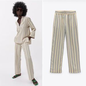 𝗡𝗪𝗧 𝗭𝗮𝗿𝗮 • Flowing Striped Trousers
